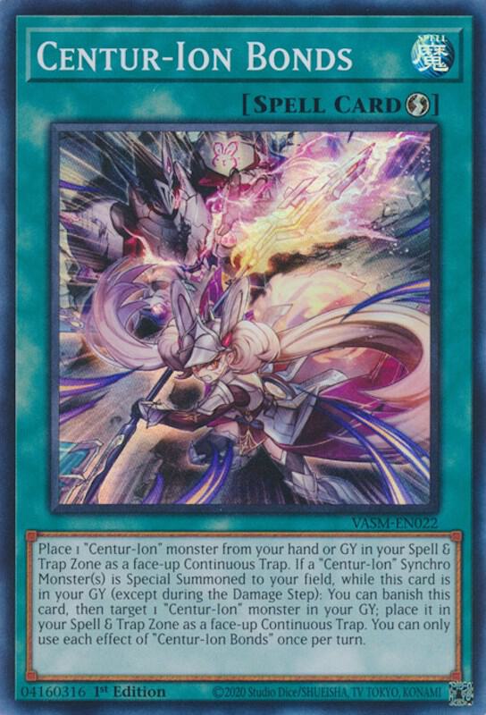 Centur-Ion Bonds VASM-EN022 card from Valiant Smashers