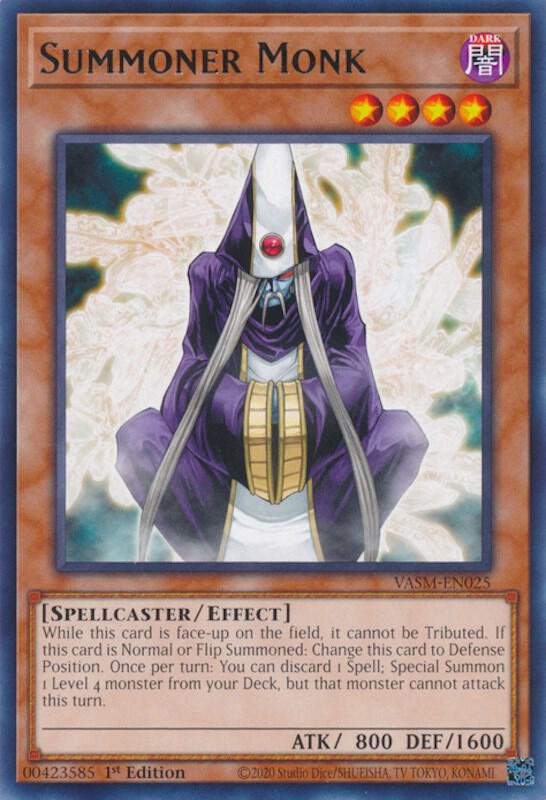 Summoner Monk VASM-EN025 card from Valiant Smashers