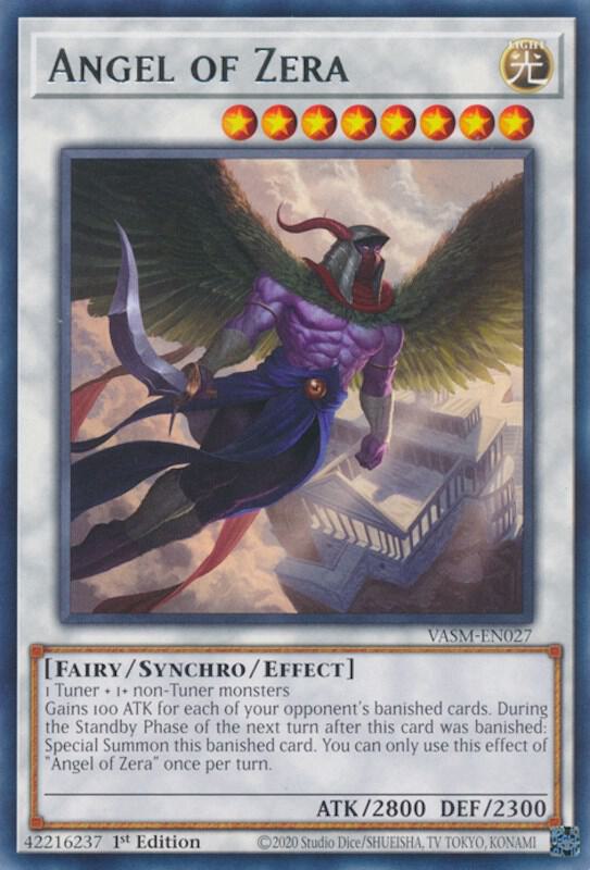 Angel of Zera VASM-EN027 card from Valiant Smashers