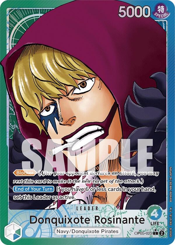Donquixote Rosinante (Alternate Art) OP05-022 card from Awakening of the New Era