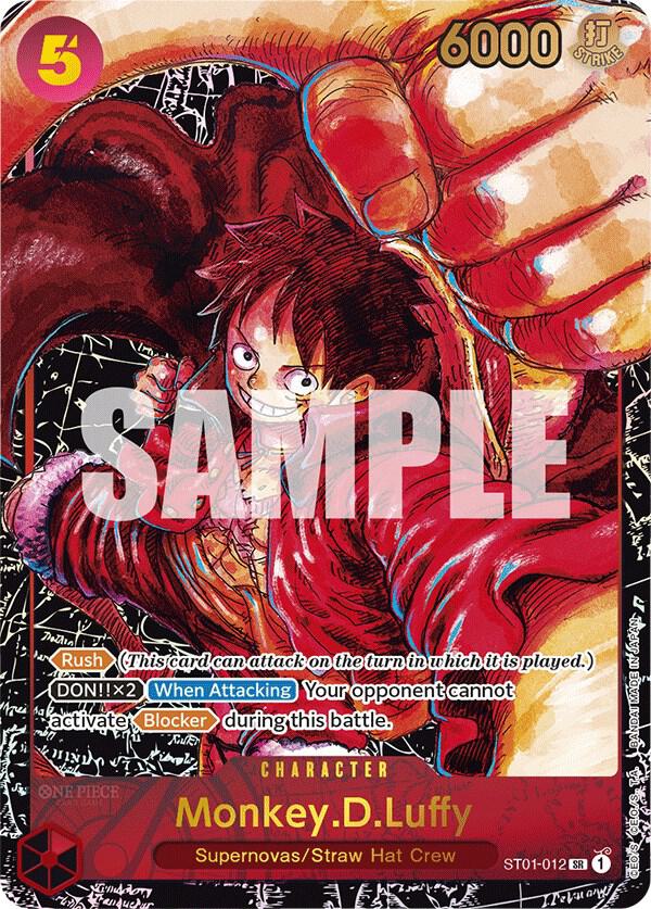 Monkey.D.Luffy (Alternate Art) ST01-012 card from Awakening of the New Era