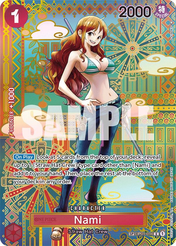 Nami (SP) OP01-016 card from Awakening of the New Era
