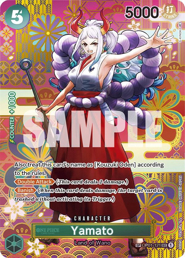 Yamato (SP) OP01-121 card from Awakening of the New Era