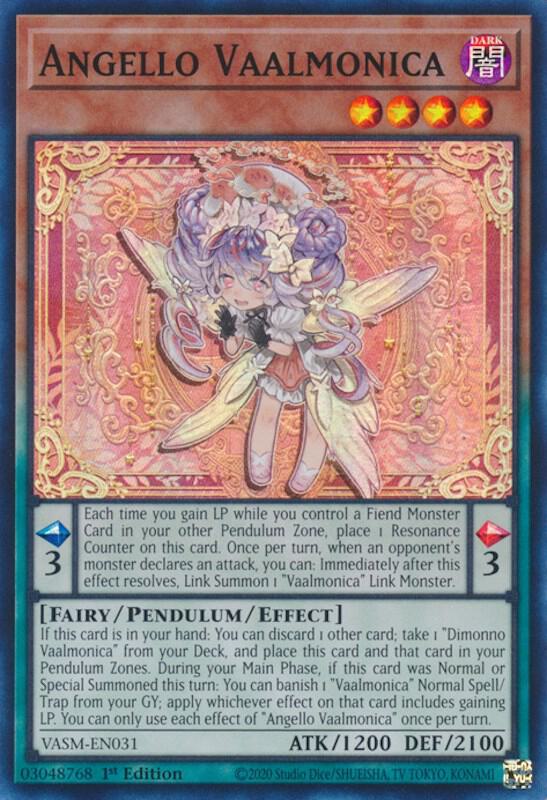 Angello Vaalmonica VASM-EN031 card from Valiant Smashers