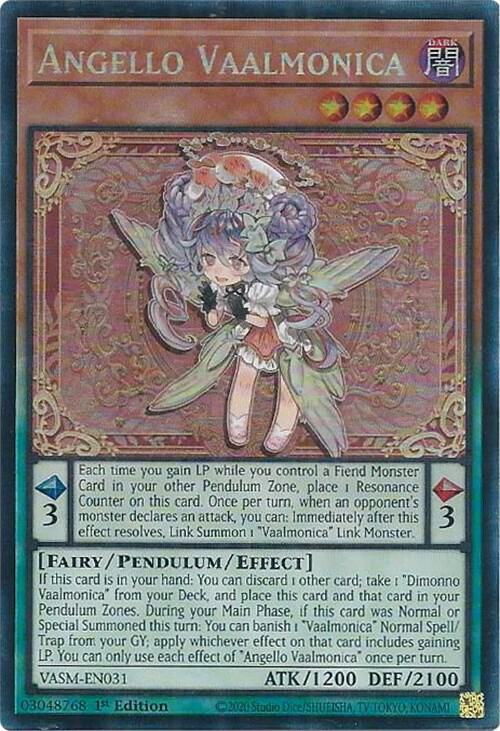 Angello Vaalmonica (CR) VASM-EN031 card from Valiant Smashers