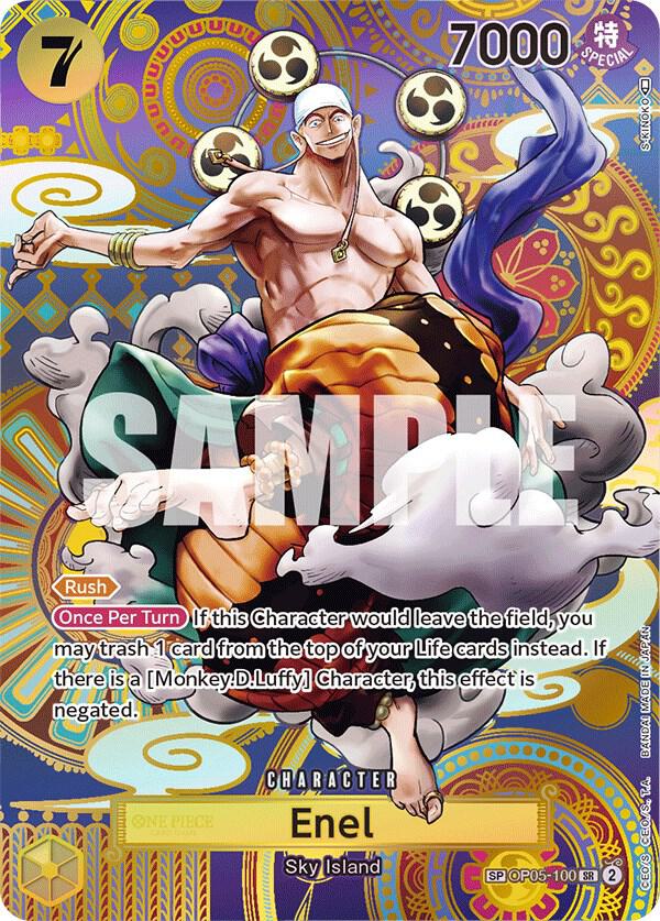 Enel (SP) OP05-100 card from Awakening of the New Era