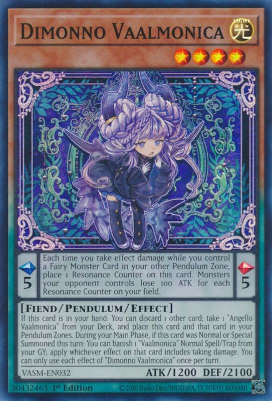 Dimonno Vaalmonica VASM-EN032 card from Valiant Smashers