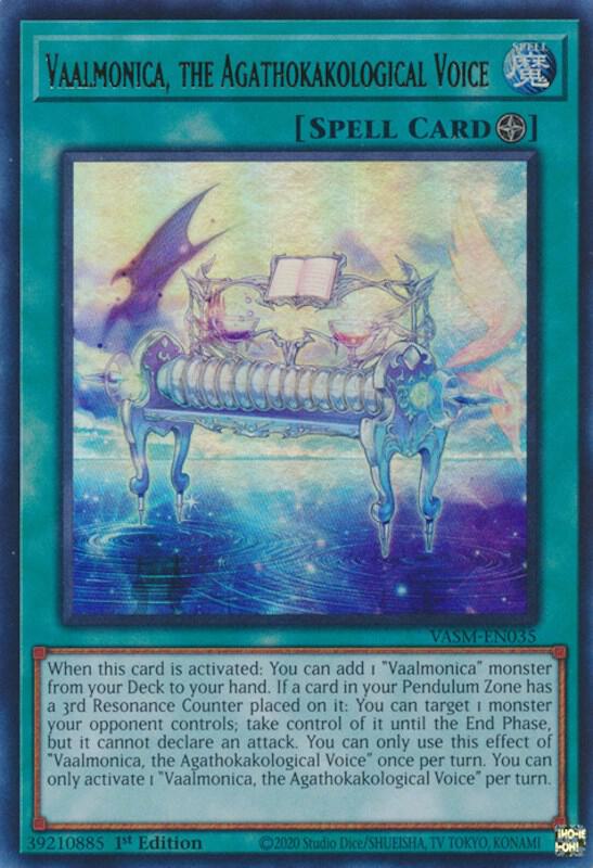 Vaalmonica, the Agathokakological Voice VASM-EN035 card from Valiant Smashers