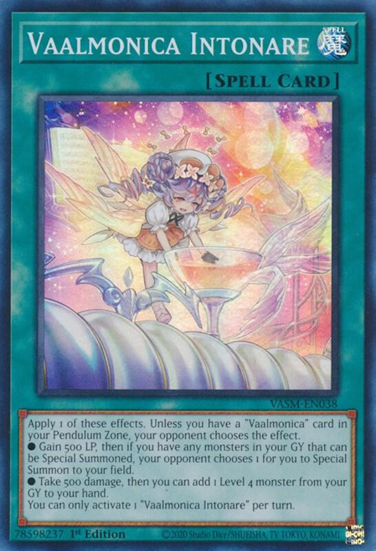 Vaalmonica Intonare VASM-EN038 card from Valiant Smashers