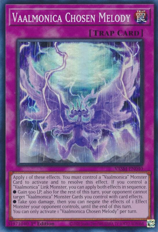 Vaalmonica Chosen Melody VASM-EN040 card from Valiant Smashers