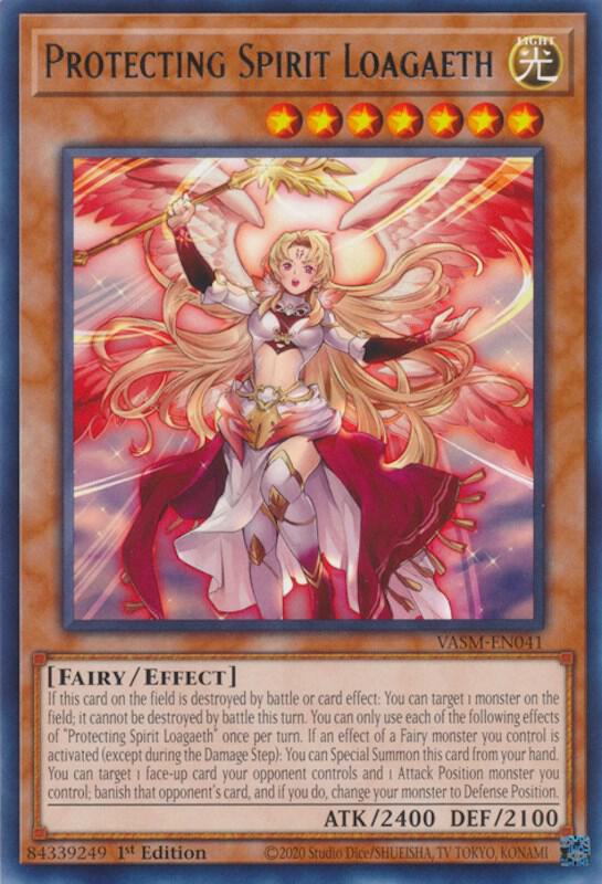 Protecting Spirit Loagaeth VASM-EN041 card from Valiant Smashers