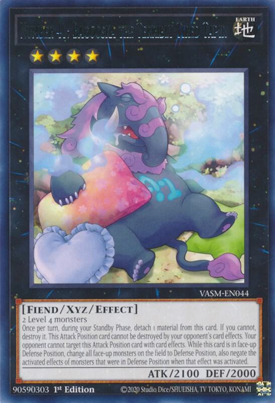 Number 41: Bagooska the Terribly Tired Tapir VASM-EN044 card from Valiant Smashers