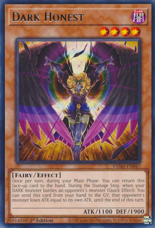 Dark Honest VASM-EN047 card from Valiant Smashers