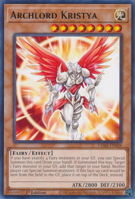 Archlord Kristya VASM-EN048 card from Valiant Smashers