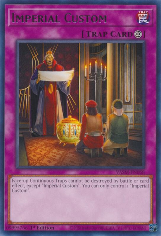 Imperial Custom VASM-EN058 card from Valiant Smashers
