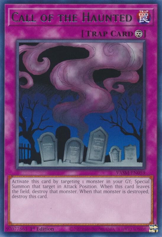 Call of the Haunted VASM-EN059 card from Valiant Smashers
