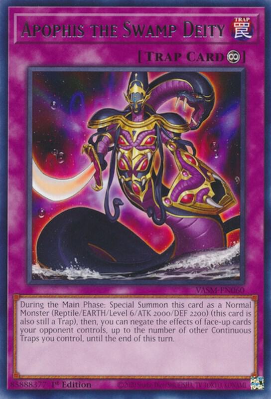 Apophis the Swamp Deity VASM-EN060 card from Valiant Smashers