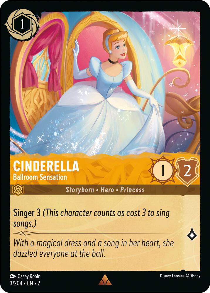 Cinderella - Ballroom Sensation 3/204 card from Rise of the Floodborn