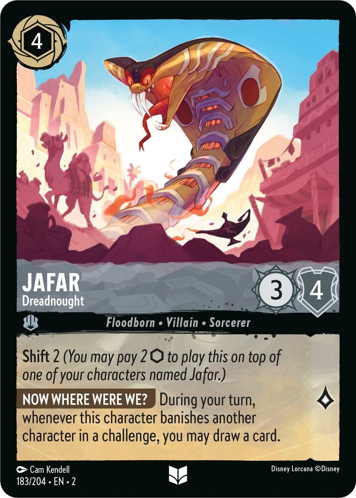 Jafar - Dreadnought 183/204 card from Rise of the Floodborn