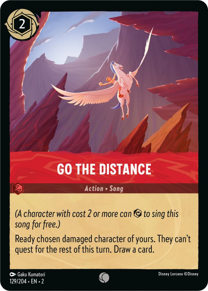 Go the Distance 129/204 card from Rise of the Floodborn