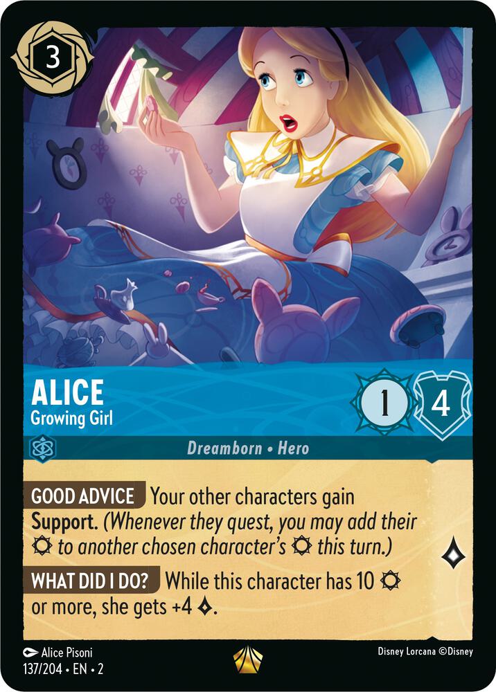 Alice - Growing Girl 137/204 card from Rise of the Floodborn