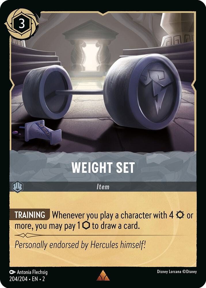 Weight Set 204/204 card from Rise of the Floodborn