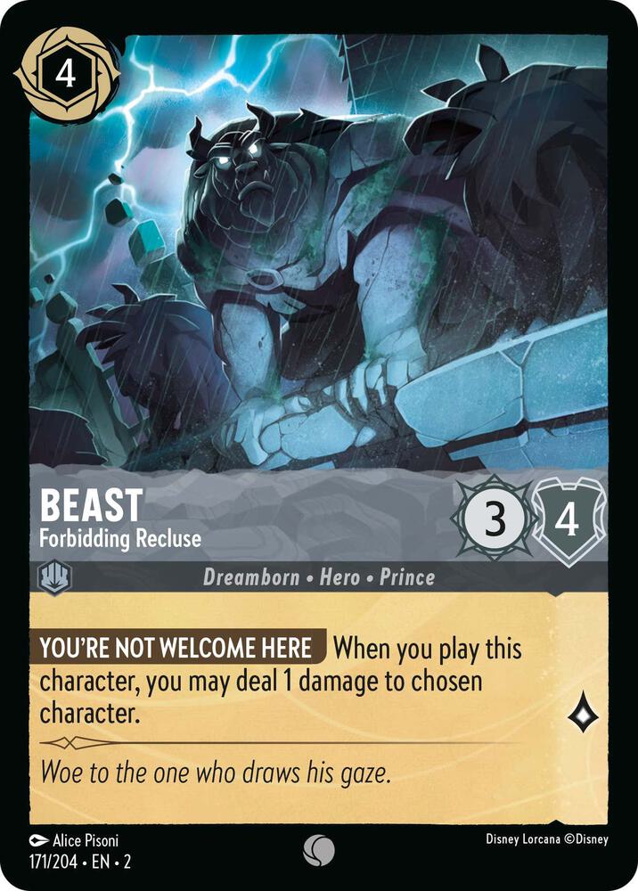 Beast - Forbidding Recluse 171/204 card from Rise of the Floodborn