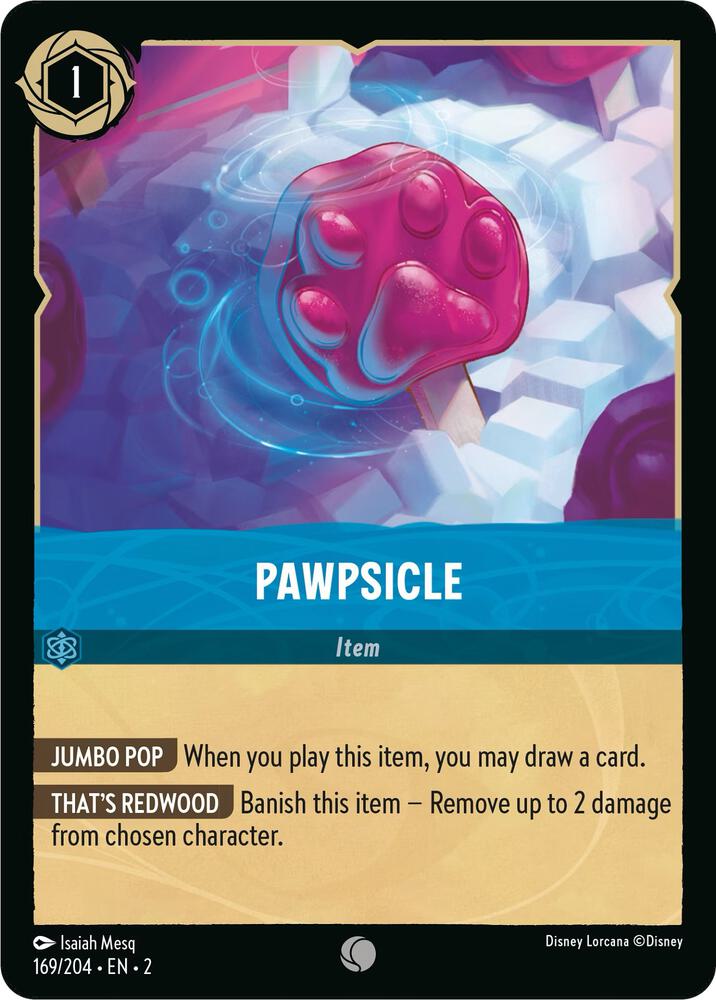 Pawpsicle 169/204 card from Rise of the Floodborn