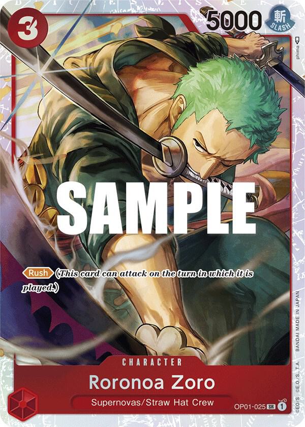 Roronoa Zoro (Ultra Deck: The Three Captains) OP01-025 card from One Piece Promotion Cards