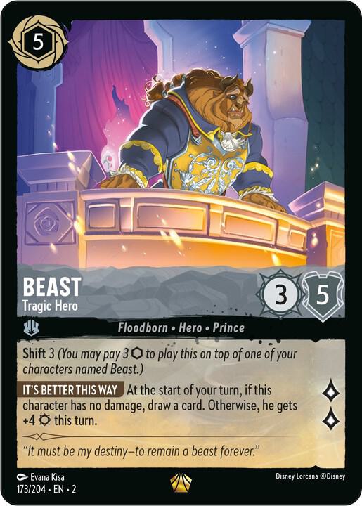 Beast - Tragic Hero 173/204 card from Rise of the Floodborn