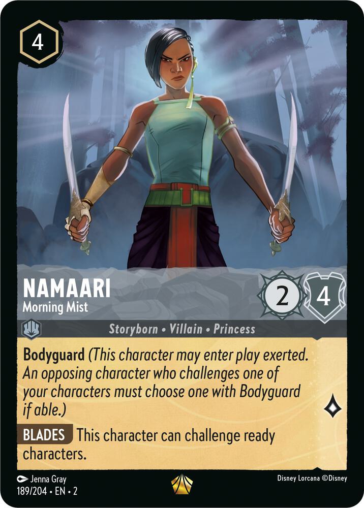 Namaari - Morning Mist 189/204 card from Rise of the Floodborn