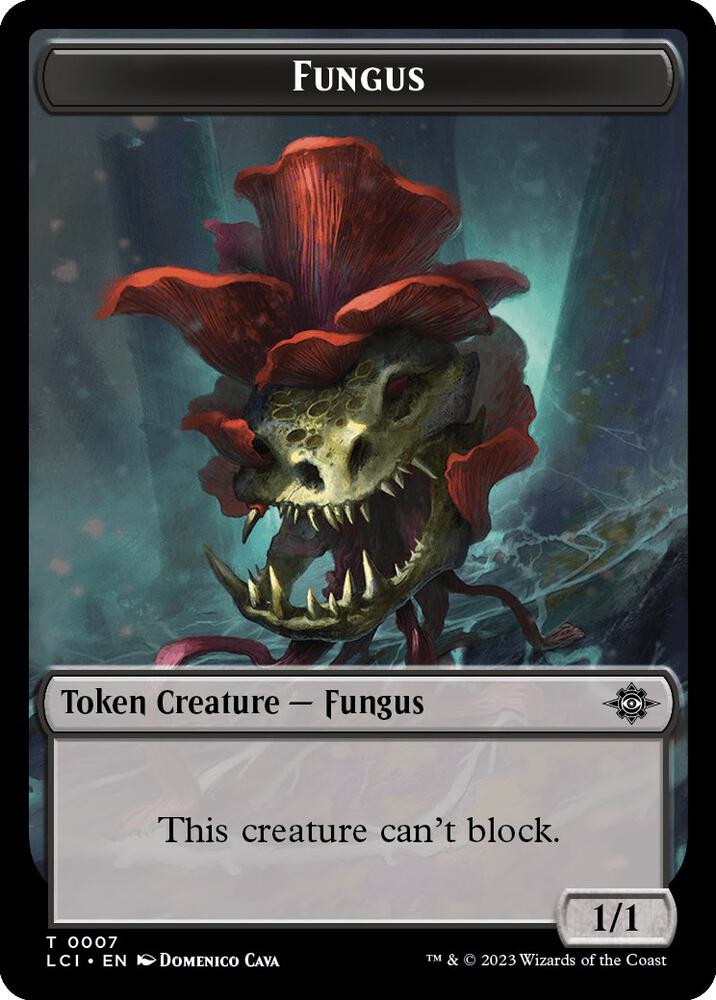 Fungus Token 7 card from The Lost Caverns of Ixalan