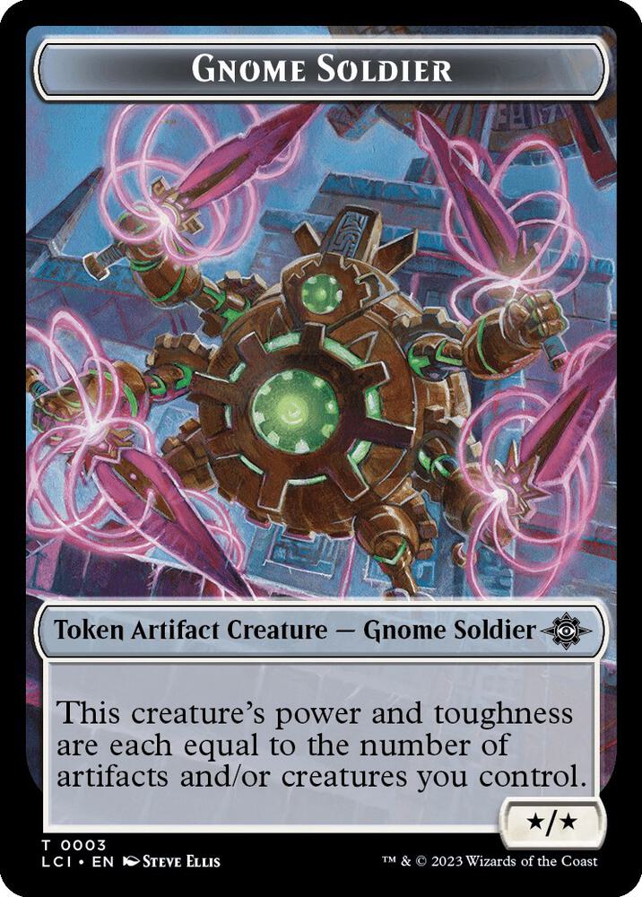 Gnome Soldier Token 3 card from The Lost Caverns of Ixalan