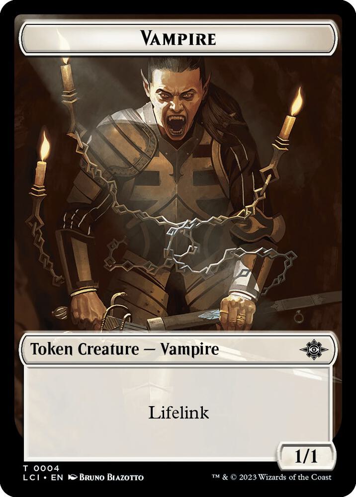 Vampire Token 4 card from The Lost Caverns of Ixalan