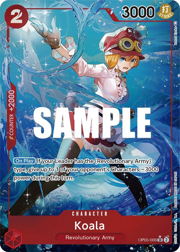 Koala (Alternate Art) OP05-006 card from Awakening of the New Era