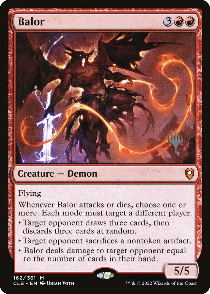 Balor 162 card from Promo Pack: The Lost Caverns of Ixalan