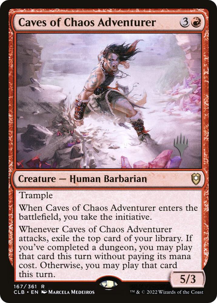 Caves of Chaos Adventurer 167 card from Promo Pack: The Lost Caverns of Ixalan