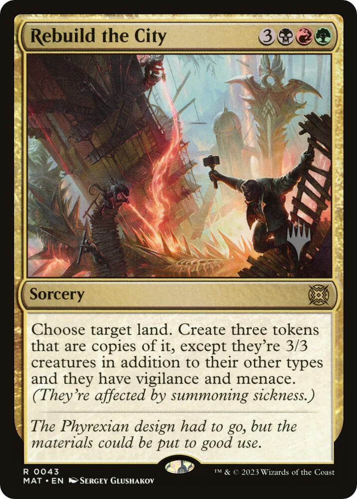 Rebuild the City 43 card from Promo Pack: The Lost Caverns of Ixalan