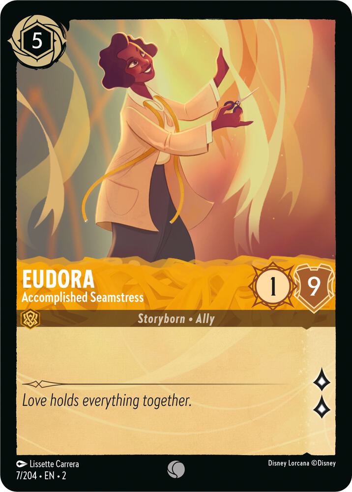 Eudora - Accomplished Seamstress 7/204 card from Rise of the Floodborn