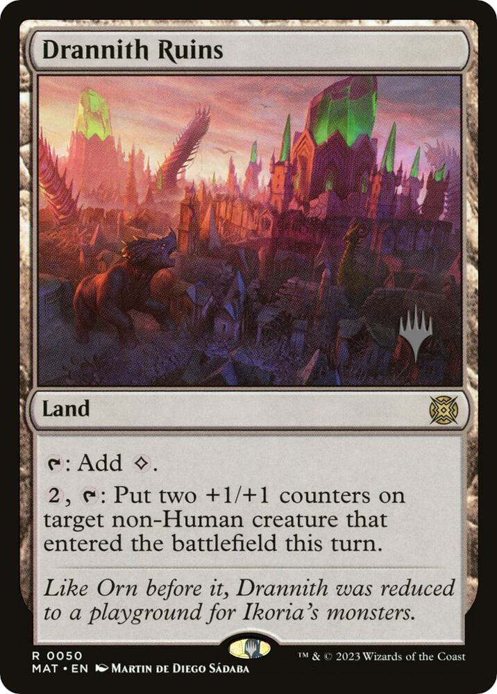 Drannith Ruins 50 card from Promo Pack: The Lost Caverns of Ixalan