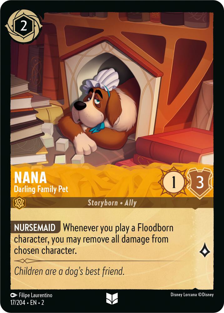 Nana - Darling Family Pet 17/204 card from Rise of the Floodborn