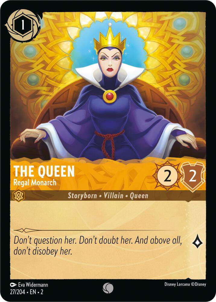 The Queen - Regal Monarch 27/204 card from Rise of the Floodborn