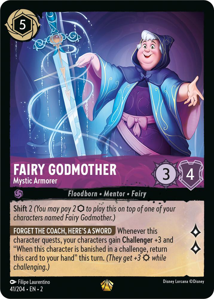 Fairy Godmother - Mystic Armorer 41/204 card from Rise of the Floodborn