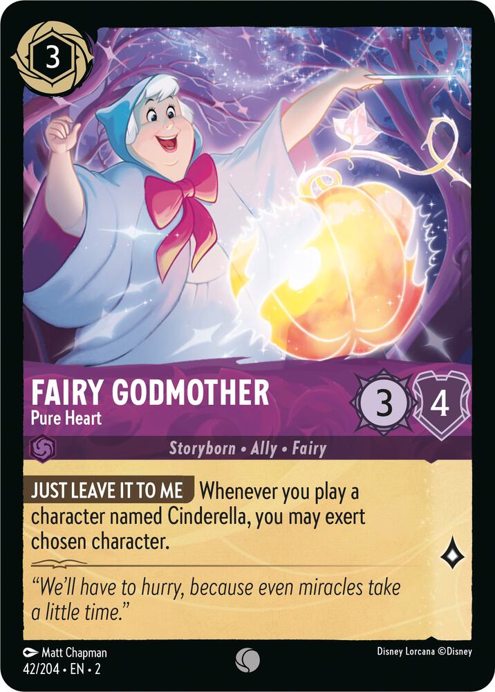Fairy Godmother - Pure Heart 42/204 card from Rise of the Floodborn