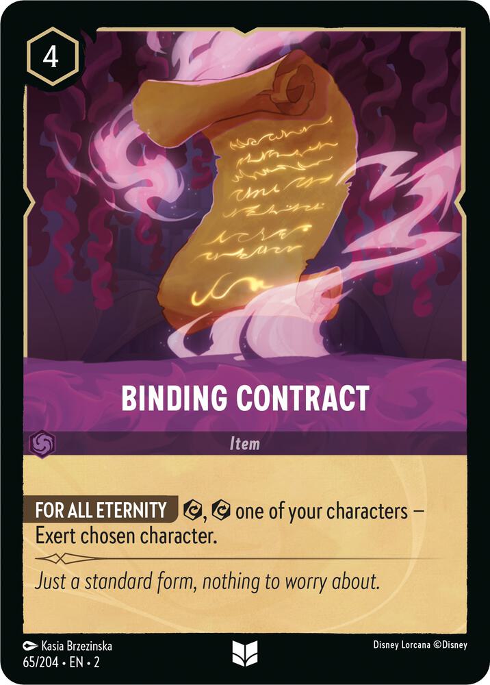 Binding Contract 65/204 card from Rise of the Floodborn