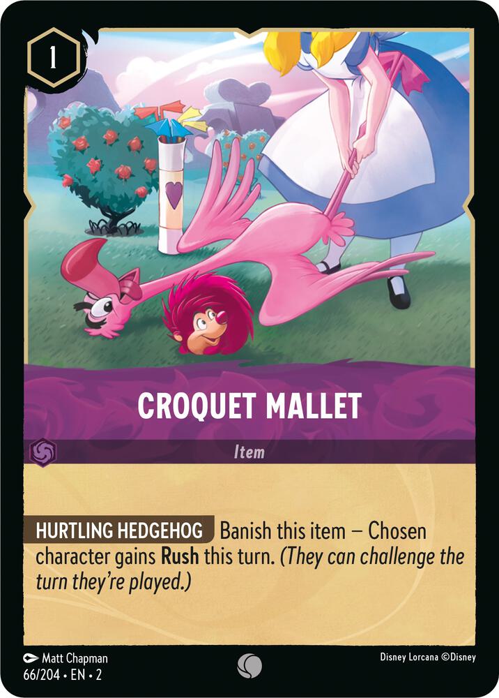 Croquet Mallet 66/204 card from Rise of the Floodborn