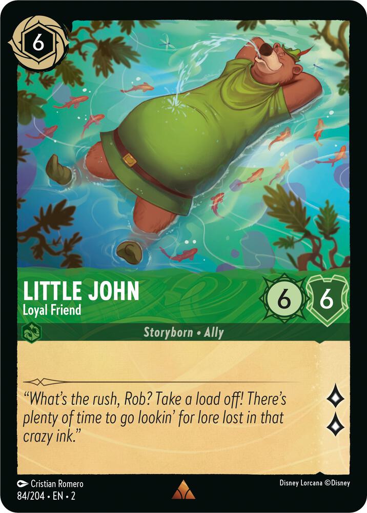 Little John - Loyal Friend 84/204 card from Rise of the Floodborn