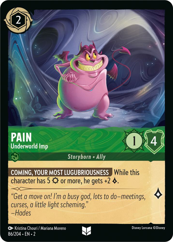 Pain - Underworld Imp 86/204 card from Rise of the Floodborn