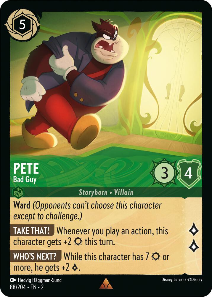 Pete - Bad Guy 88/204 card from Rise of the Floodborn