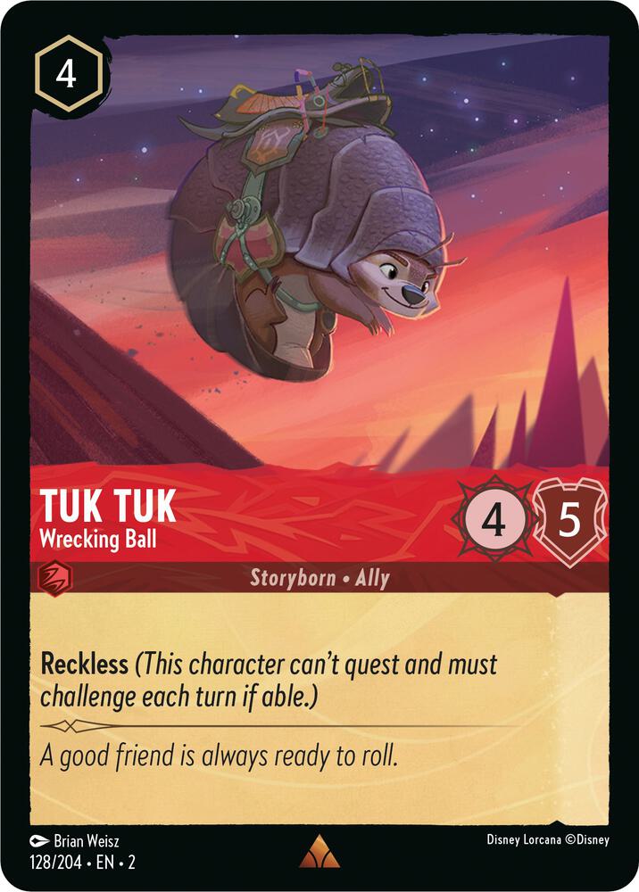 Tuk Tuk - Wrecking Ball 128/204 card from Rise of the Floodborn